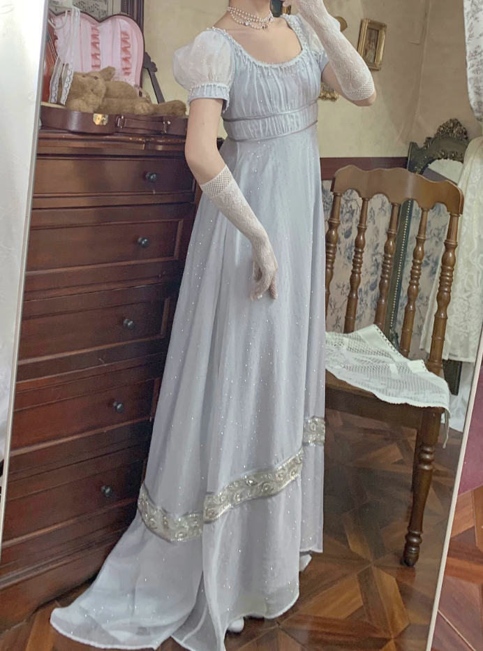 Robe de bal de princesse bustier à volants en satin long, robe de soirée C8117