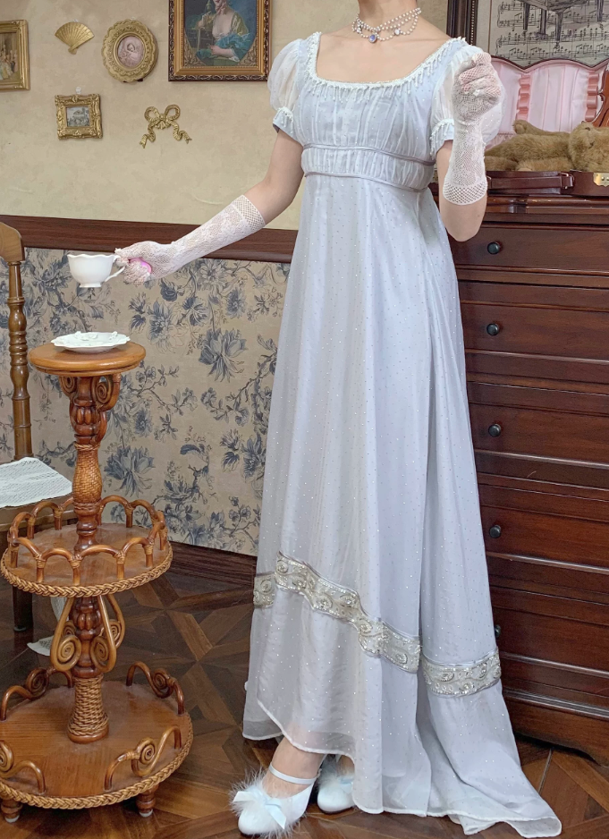 Robe de bal de princesse bustier à volants en satin long, robe de soirée C8117
