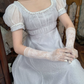 Robe de bal de princesse bustier à volants en satin long, robe de soirée C8117