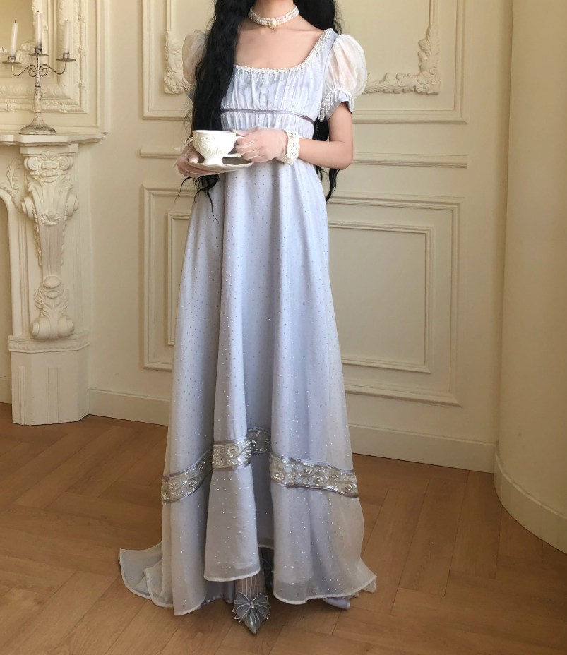 Robe de bal de princesse bustier à volants en satin long, robe de soirée C8117