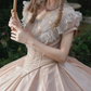 Robe de bal de princesse bustier à volants en satin long, robe de soirée C8117