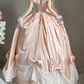 Robe de bal de princesse bustier à volants en satin long, robe de soirée C8117