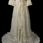Robe de bal de princesse bustier à volants en satin long, robe de soirée C8117