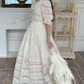 Robe de bal de princesse bustier à volants en satin long, robe de soirée C8117
