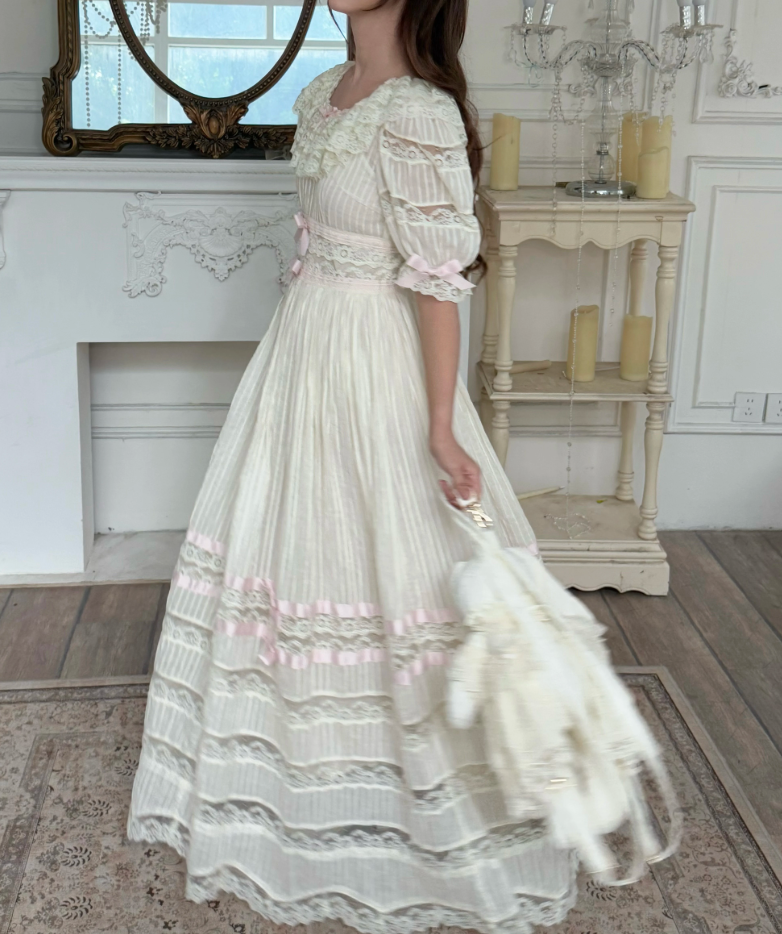 Robe de bal de princesse bustier à volants en satin long, robe de soirée C8117