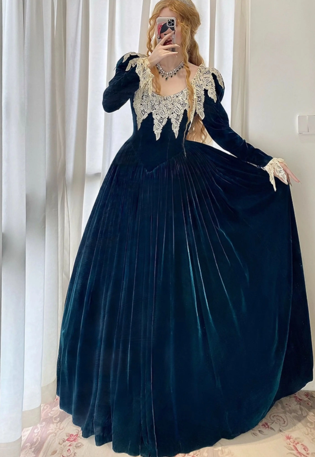 Robe de bal de princesse bustier à volants en satin long, robe de soirée C8117