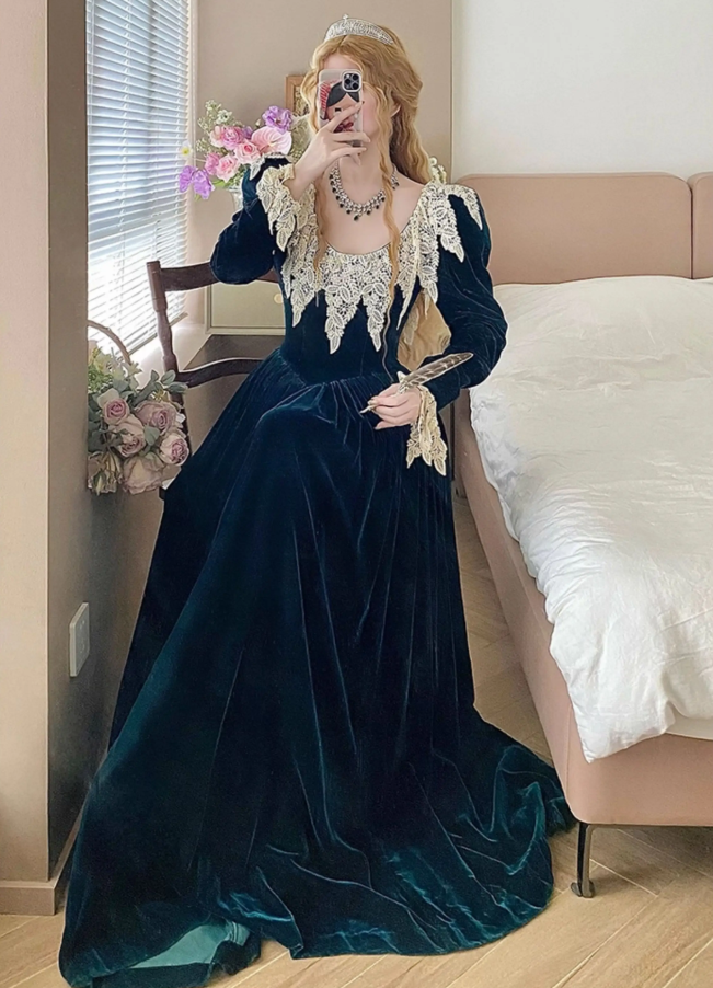 Robe de bal de princesse bustier à volants en satin long, robe de soirée C8117