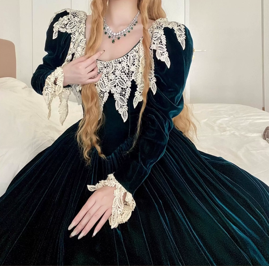 Robe de bal de princesse bustier à volants en satin long, robe de soirée C8117