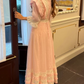 Robe de bal de princesse bustier à volants en satin long, robe de soirée C8117