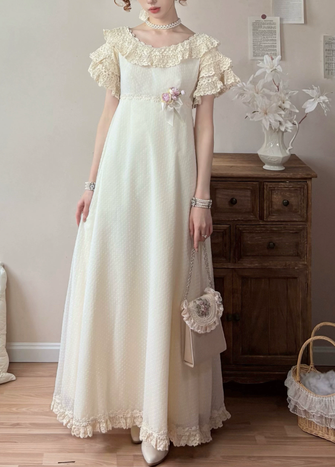 Robe de bal de princesse bustier à volants en satin long, robe de soirée C8117