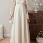 Robe de bal de princesse bustier à volants en satin long, robe de soirée C8117