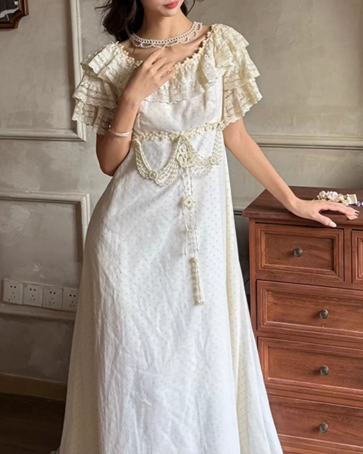 Robe de bal de princesse bustier à volants en satin long, robe de soirée C8117