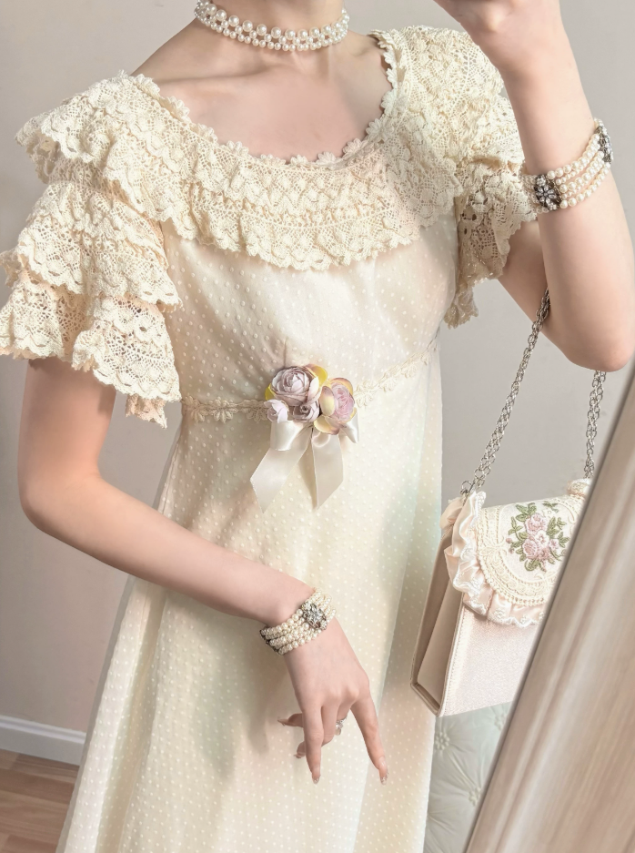 Robe de bal de princesse bustier à volants en satin long, robe de soirée C8117