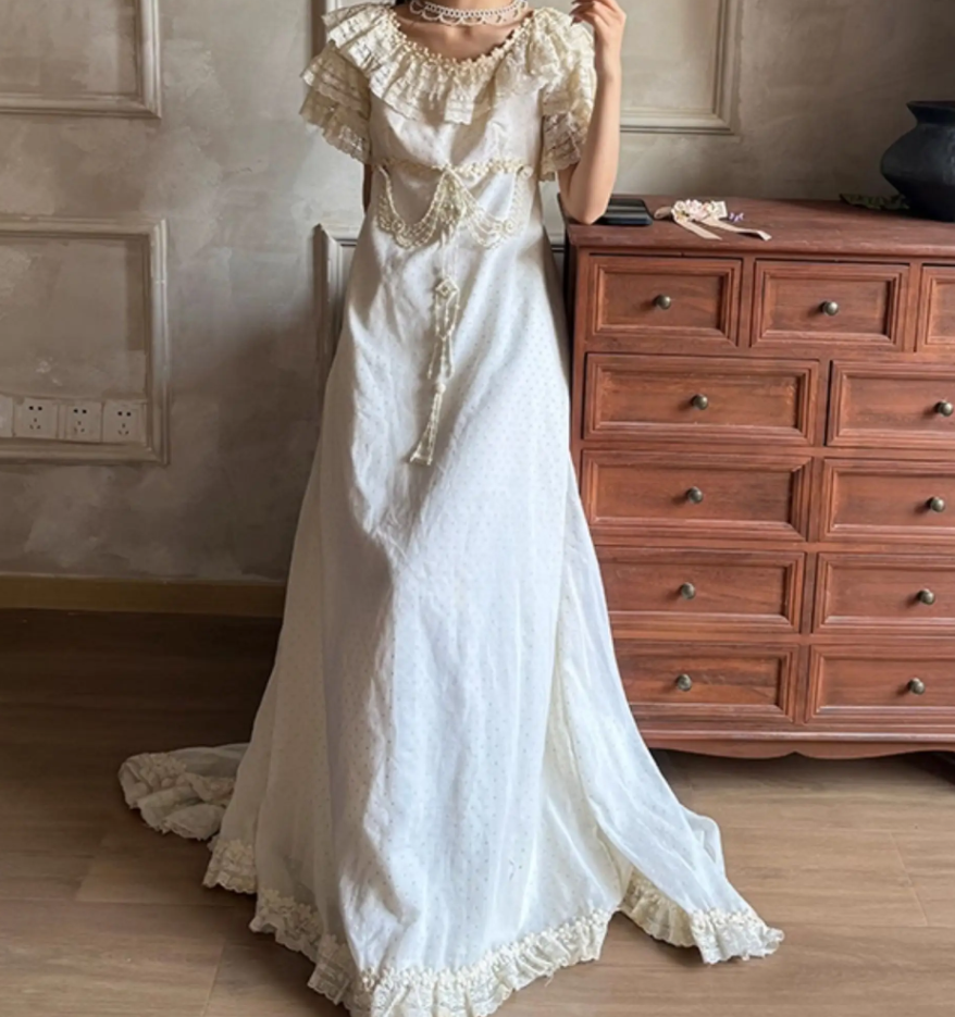 Robe de bal de princesse bustier à volants en satin long, robe de soirée C8117
