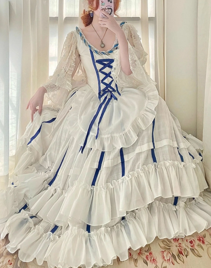 Robe de bal de princesse bustier à volants en satin long, robe de soirée C8117