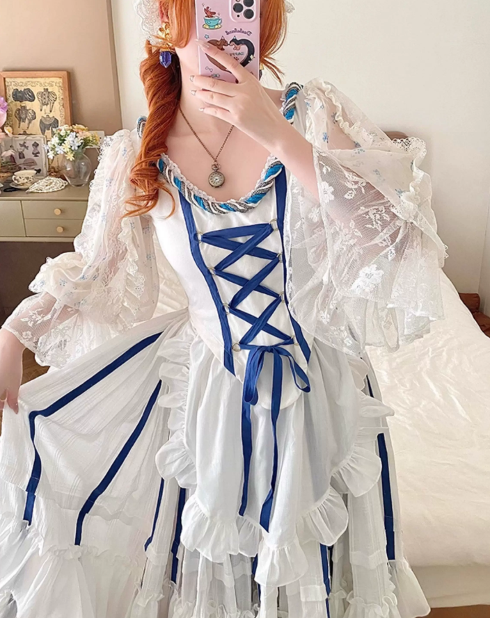 Robe de bal de princesse bustier à volants en satin long, robe de soirée C8117