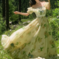 Robe de bal de princesse bustier à volants en satin long, robe de soirée C8117