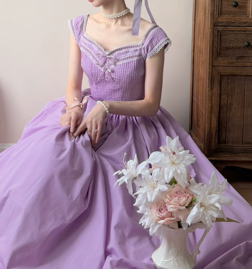 Robe de bal de princesse bustier à volants en satin long, robe de soirée C8117