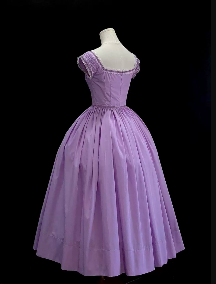 Robe de bal de princesse bustier à volants en satin long, robe de soirée C8117