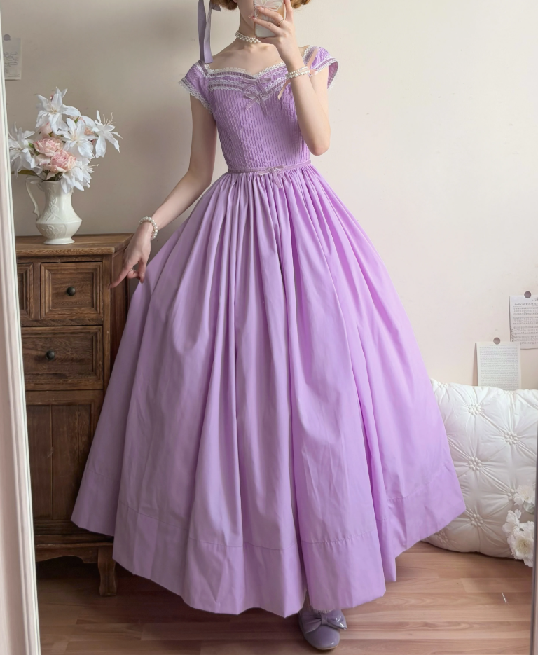 Robe de bal de princesse bustier à volants en satin long, robe de soirée C8117