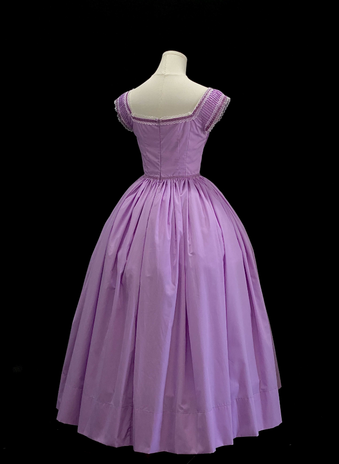 Robe de bal de princesse bustier à volants en satin long, robe de soirée C8117