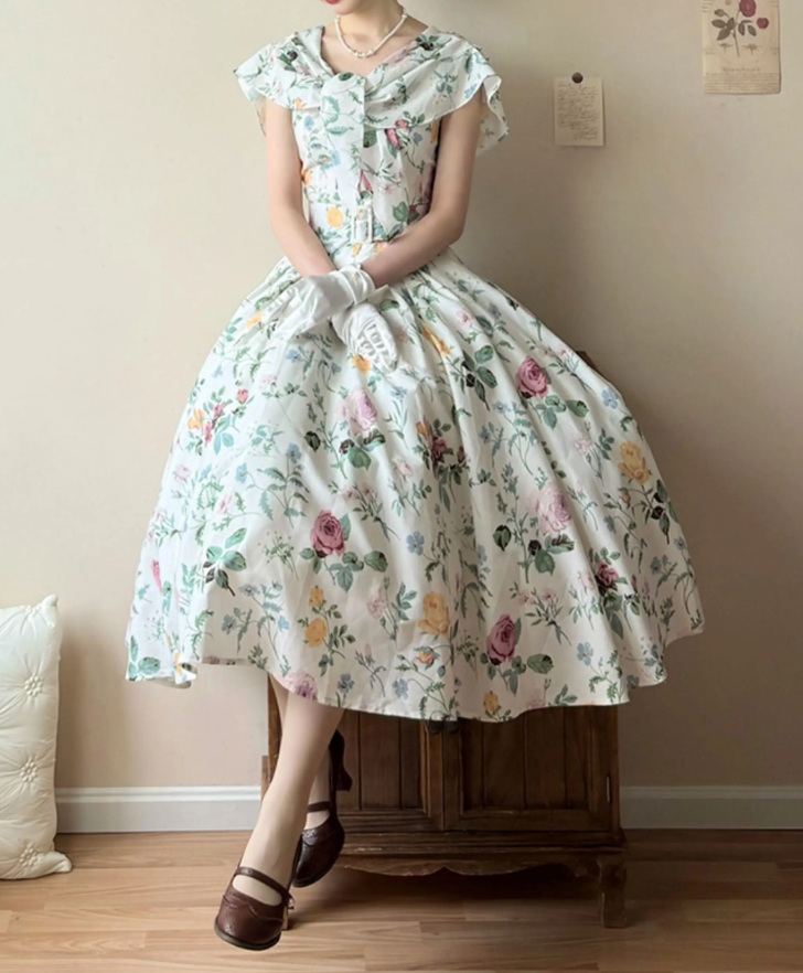 Robe de bal de princesse bustier à volants en satin long, robe de soirée C8117