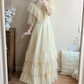 Robe de bal de princesse bustier à volants en satin long, robe de soirée C8117