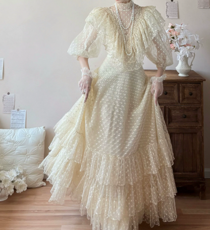 Robe de bal de princesse bustier à volants en satin long, robe de soirée C8117