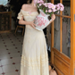 Robe de bal de princesse bustier à volants en satin long, robe de soirée C8117