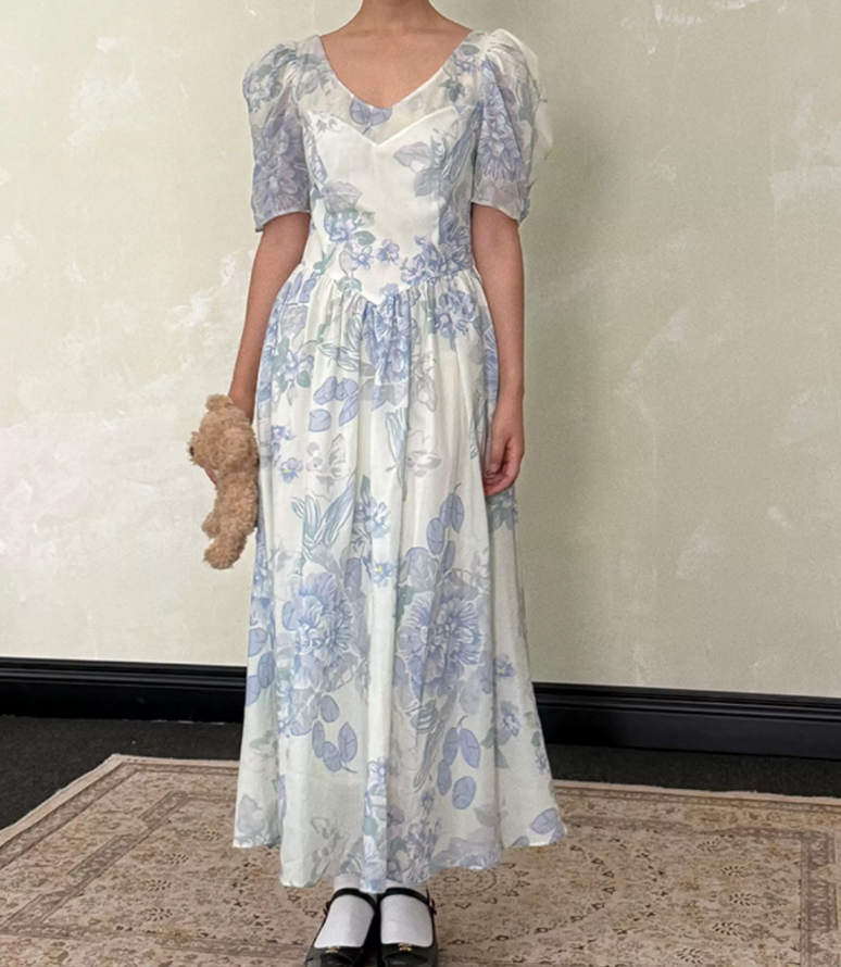 Robe de bal de princesse bustier à volants en satin long, robe de soirée C8117