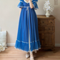 Robe de bal de princesse bustier à volants en satin long, robe de soirée C8117