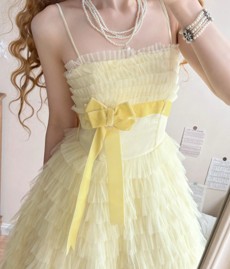 Robe de bal de princesse bustier à volants en satin long, robe de soirée C8117