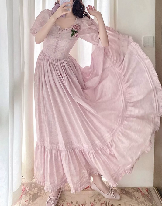 Robe de bal de princesse bustier à volants en satin long, robe de soirée C8117
