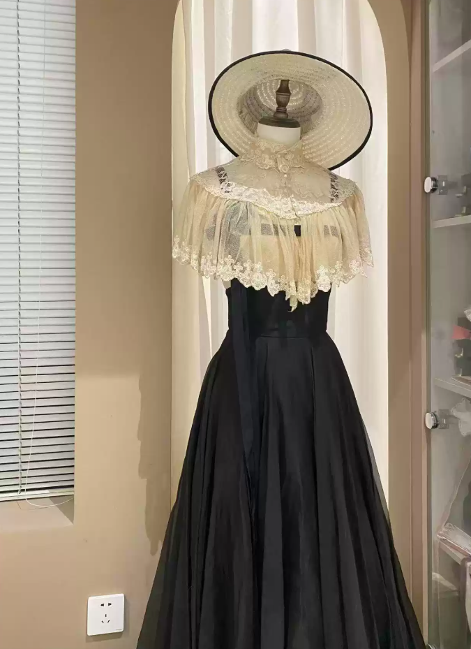 Robe de bal de princesse bustier à volants en satin long, robe de soirée C8117