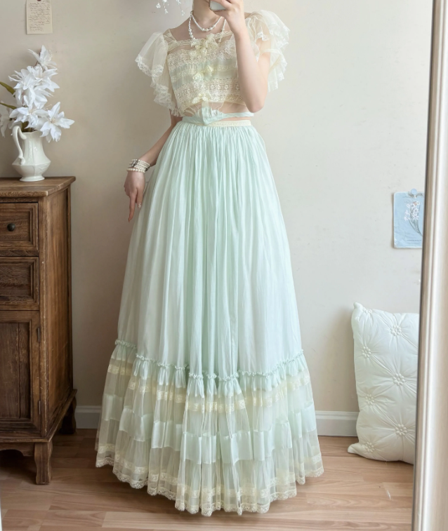 Robe de bal de princesse bustier à volants en satin long, robe de soirée C8117