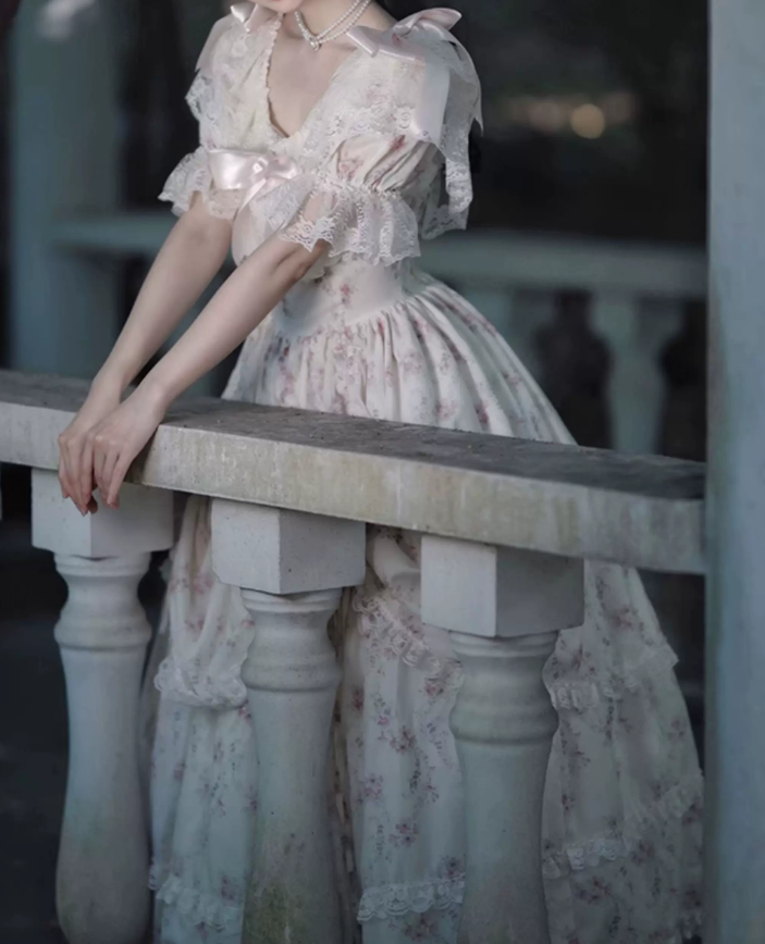 Robe de bal de princesse bustier à volants en satin long, robe de soirée C8117