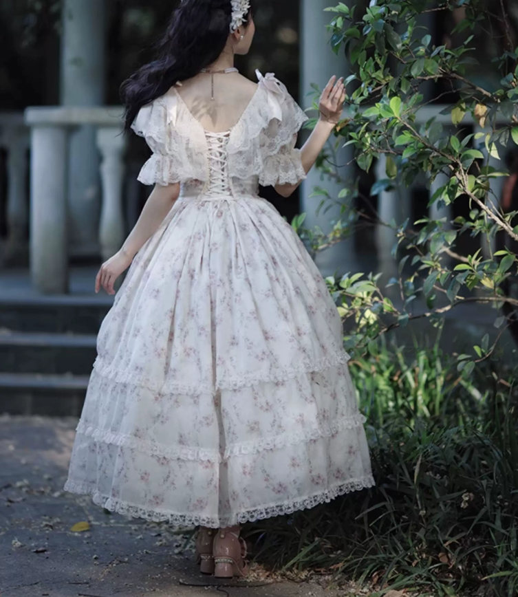Robe de bal de princesse bustier à volants en satin long, robe de soirée C8117