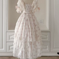 Robe de bal de princesse bustier à volants en satin long, robe de soirée C8117