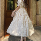Robe de bal de princesse bustier à volants en satin long, robe de soirée C8117