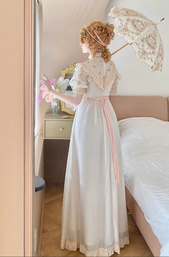Robe de bal de princesse bustier à volants en satin long, robe de soirée C8117