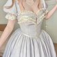 Robe de bal de princesse bustier à volants en satin long, robe de soirée C8117