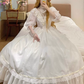 Superbe robe de mariée sirène bustier en satin et tulle, longue et en dentelle, C4563
