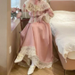 Robe de bal de princesse bustier à volants en satin long, robe de soirée C8117