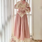 Robe de bal de princesse bustier à volants en satin long, robe de soirée C8117
