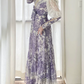 Robe de bal de princesse bustier à volants en satin long, robe de soirée C8117