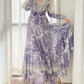Robe de bal de princesse bustier à volants en satin long, robe de soirée C8117