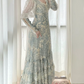 Robe de bal de princesse bustier à volants en satin long, robe de soirée C8117