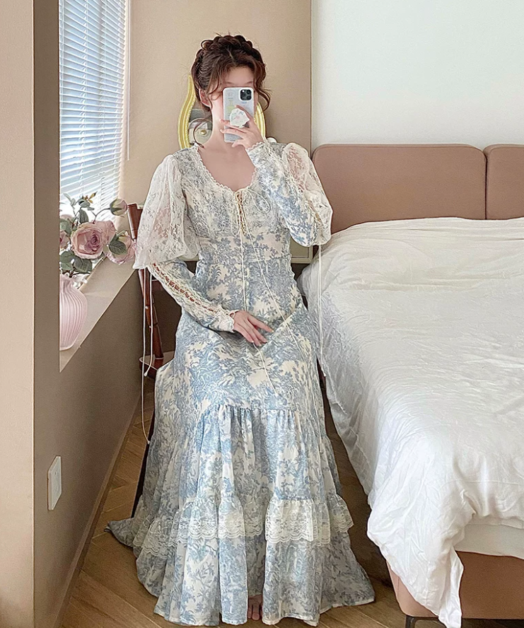 Robe de bal de princesse bustier à volants en satin long, robe de soirée C8117