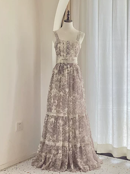 Robe de bal de princesse bustier à volants en satin long, robe de soirée C8117