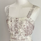 Robe de bal de princesse bustier à volants en satin long, robe de soirée C8117